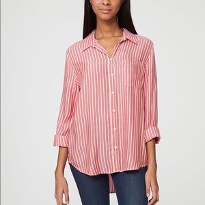 Striped button down